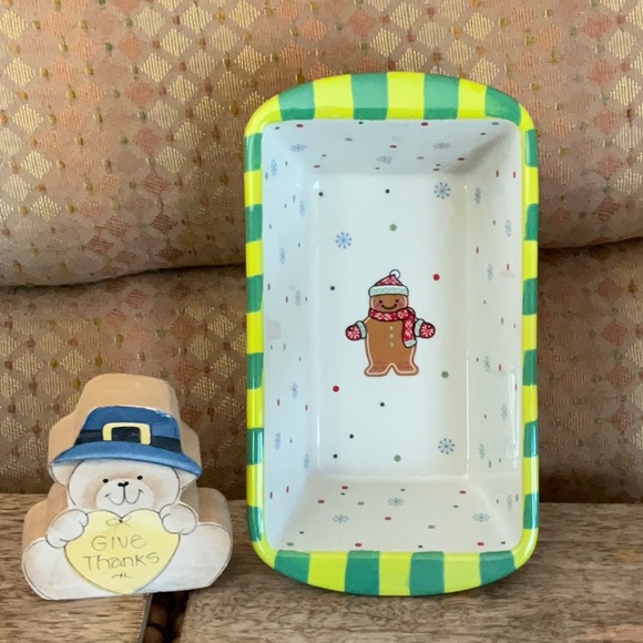 Temptations Holiday Ovenware by Tara Winter Whimsy 12 oz Mini Loaf Pans (3) - Picture 5 of 14